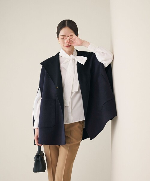 バイカラー リバー フードケープ（その他アウター）｜UNITED