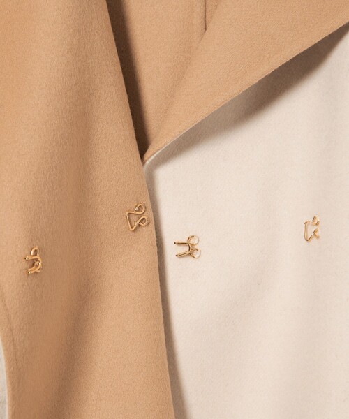 UNITED ARROWS(ユナイテッドアローズ)の「バイカラー リバー フードケープ(その他アウター・レディース・オフホワイト/ネイビー・36/38)」の3枚目の写真