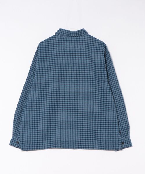 VIBGYOR（ヴィブジョー）の「先染めネルチェックシャツ（ＣＮ）（シャツ/ブラウス・メンズ・その他2/その他1/ブルー/その他/ブラック/ブラウン・MEDIUM/LARGE）」の13枚目の写真