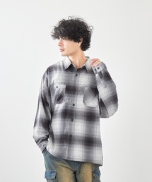 VIBGYOR | 先染めネルチェックシャツ（ＣＮ）(シャツ/ブラウス)