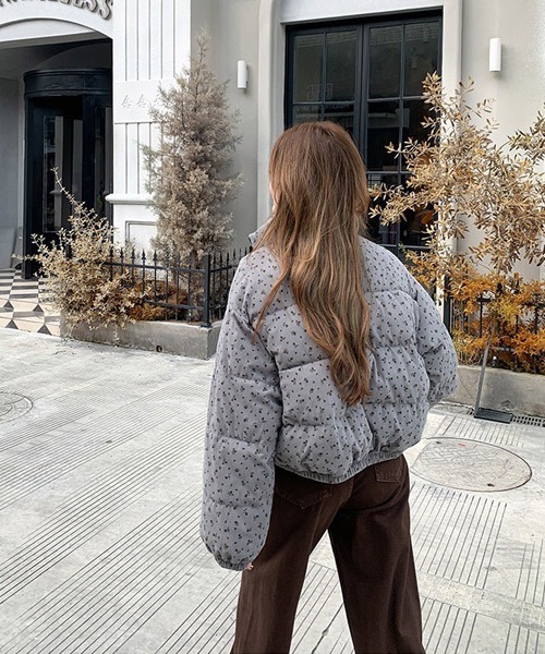 小花柄ショートダウンジャケット（ダウンジャケット/コート）｜Ressaca