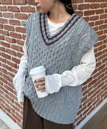 WILLOW | 【willow】チルデンニットベスト(ベスト)