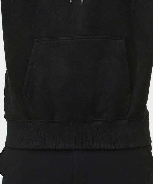 NEW ERA（ニューエラ）の「ニューエラ  P SUEDE PO HOODIE BLK（パーカー・メンズ・ブラック・L/LL/M）」の4枚目の写真