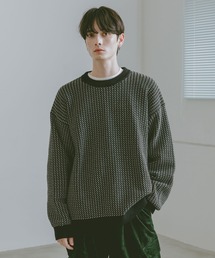 RAGEBLUE | バーズアイニットクルー(ニット/セーター)