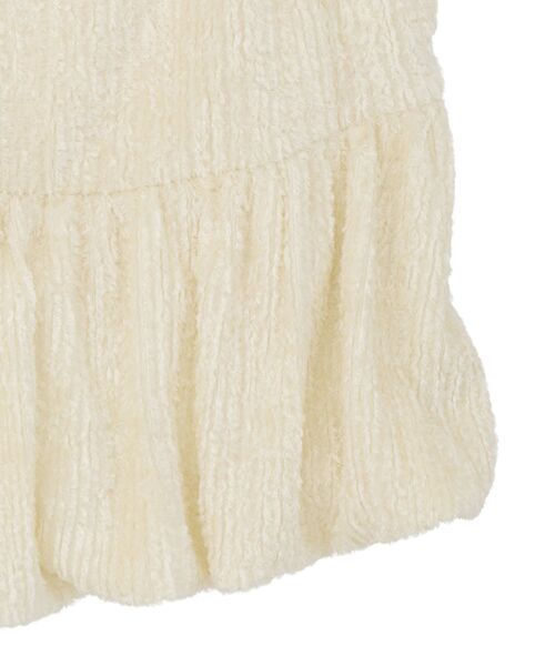 Green　Parks（グリーンパークス）の「表面感ベロアバルーンキャミビスチェ（ベスト・レディース・ブラック/アイボリー・FREE）」の3枚目の写真