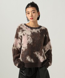 BAYFLOW | ミックスシャギーニットプルオーバー(ニット/セーター)