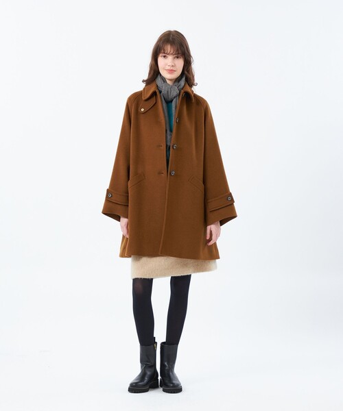 MACKINTOSH PHILOSOPHY（ﾏｯｷﾝﾄｯｼｭ ﾌｨﾛｿﾌｨｰ）の「ウォッシャブルカシミヤソリッドマフラー（マフラー・レディース・グレー系その他2/ホワイト系その他・FREE）」の4枚目の写真