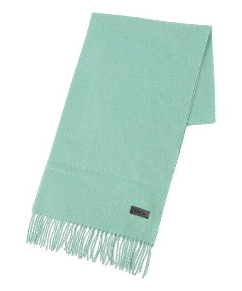 MACKINTOSH PHILOSOPHY（ﾏｯｷﾝﾄｯｼｭ ﾌｨﾛｿﾌｨｰ）の「ウォッシャブルカシミヤソリッドマフラー（マフラー・レディース・グレー系その他2/ホワイト系その他・FREE）」の3枚目の写真