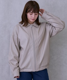 petit main LIEN（プティマインリアン）の「【親子リンク】合皮ジャケット（ブルゾン）」