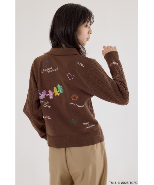 RODEO CROWNS WIDE BOWL(ロデオクラウンズワイドボウル)の「(Care Bears) モチーフジップカーディガン(カーディガン/ボレロ・レディース・オフホワイト/ブラック/ブラウン・FREE)」の19枚目の写真