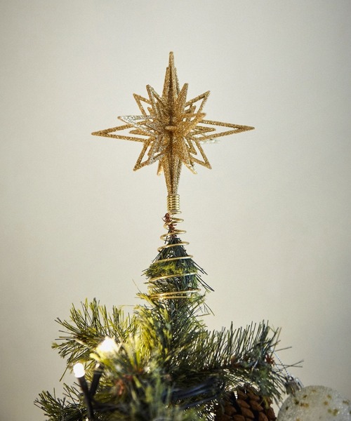 studio CLIPクリスマスツリー 松ぼっくり トップスター 電飾 150 クリスマスツリー150cm [CHRISTMAS 2025]（インテリア雑貨）｜studio