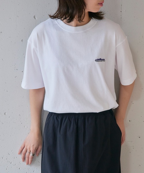 THOUSAND MILE(サウザンドマイル)の「【THOUSAND MILE】ZIP BLOUSON&T-SHIRT&SKIRT SET UP(セットアップ・レディース・ブラック/チャコールグレー・FREE)」の8枚目の写真