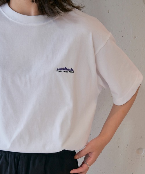 THOUSAND MILE(サウザンドマイル)の「【THOUSAND MILE】ZIP BLOUSON&T-SHIRT&SKIRT SET UP(セットアップ・レディース・ブラック/チャコールグレー・FREE)」の9枚目の写真