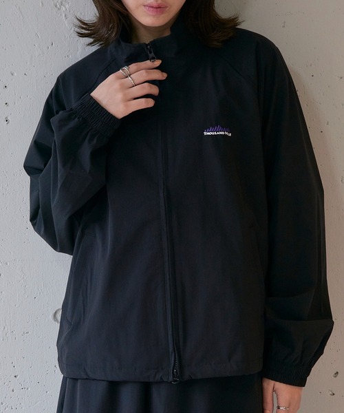 THOUSAND MILE(サウザンドマイル)の「【THOUSAND MILE】ZIP BLOUSON&T-SHIRT&SKIRT SET UP(セットアップ・レディース・ブラック/チャコールグレー・FREE)」の6枚目の写真