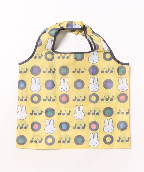 Miffy( ミッフィー)の「【 miffy 】 Dick Bruna ミッフィー&ミュージック くるくるショッピングバッグA 25W10(エコバッグ/サブバッグ・レディース・ブラック/イエロー・FREE)」の3枚目の写真