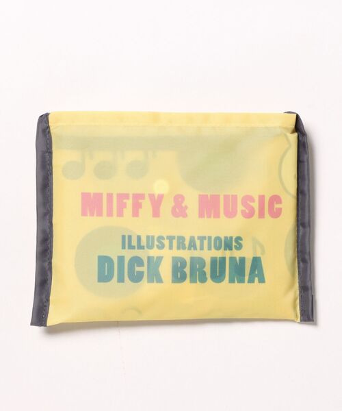 Miffy( ミッフィー)の「【 miffy 】 Dick Bruna ミッフィー&ミュージック くるくるショッピングバッグA 25W10(エコバッグ/サブバッグ・レディース・ブラック/イエロー・FREE)」の6枚目の写真