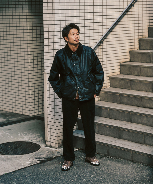 Barbour(バブアー)の「Barbour / バブアー os transport wax jacket(その他アウター・メンズ・ブラック/グリーン・38/40/42)」の7枚目の写真