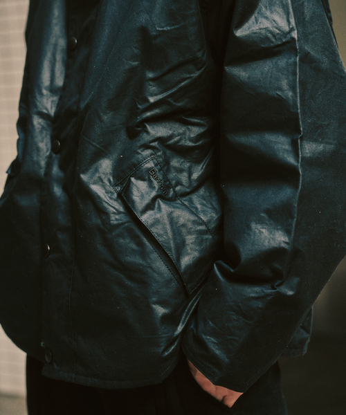 Barbour(バブアー)の「Barbour / バブアー os transport wax jacket(その他アウター・メンズ・ブラック/グリーン・38/40/42)」の15枚目の写真