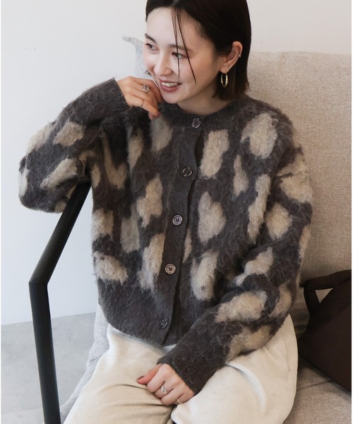 2WAY】レオパード柄カーディガン（ニット/セーター）｜AMERICAN HOLIC