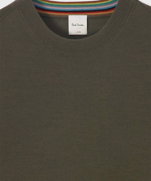 Paul Smith（ポールスミス）の「ハイゲージ クルーネックニット / 253450 238Z（ニット/セーター・メンズ・ダークインディゴブルー/グリーン/ブラック・MEDIUM/LARGE/X-LARGE/XX-LARGE）」の8枚目の写真