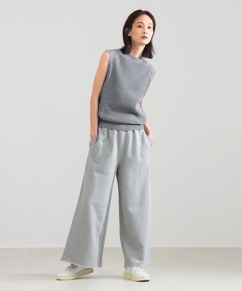 Demi-Luxe BEAMS(デミルクス ビームス)の「【7/24値下げ】【別注】SLOANE / 7ゲージ 畦編 クルーネック ノースリーブ(ニット/セーター・レディース・ホワイト系その他5/グレー・1)」の14枚目の写真