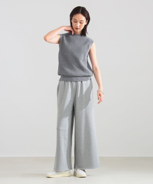 Demi-Luxe BEAMS(デミルクス ビームス)の「【7/24値下げ】【別注】SLOANE / 7ゲージ 畦編 クルーネック ノースリーブ(ニット/セーター・レディース・ホワイト系その他5/グレー・1)」の15枚目の写真