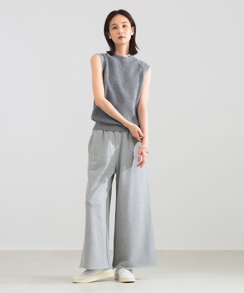 Demi-Luxe BEAMS(デミルクス ビームス)の「【7/24値下げ】【別注】SLOANE / 7ゲージ 畦編 クルーネック ノースリーブ(ニット/セーター・レディース・ホワイト系その他5/グレー・1)」の16枚目の写真