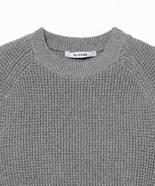 Demi-Luxe BEAMS(デミルクス ビームス)の「【7/24値下げ】【別注】SLOANE / 7ゲージ 畦編 クルーネック ノースリーブ(ニット/セーター・レディース・ホワイト系その他5/グレー・1)」の9枚目の写真