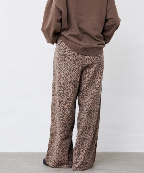 Fluffy BROTHERS(フラッフィーブラザーズ)の「ワイドパンツ(大人サイズ)(その他パンツ・メンズ・ブラウン/ブルー・L/M/XL)」の10枚目の写真