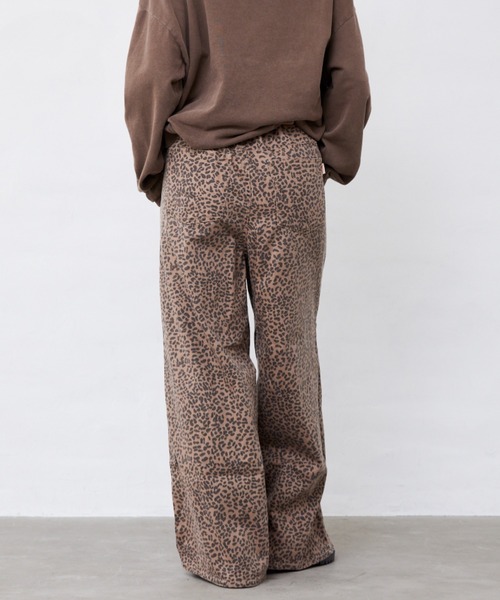 Fluffy BROTHERS(フラッフィーブラザーズ)の「ワイドパンツ(大人サイズ)(その他パンツ・メンズ・ブラウン/ブルー・L/M/XL)」の9枚目の写真