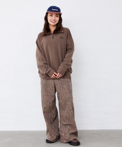 Fluffy BROTHERS(フラッフィーブラザーズ)の「ワイドパンツ(大人サイズ)(その他パンツ・メンズ・ブラウン/ブルー・L/M/XL)」の3枚目の写真