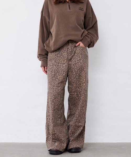 Fluffy BROTHERS(フラッフィーブラザーズ)の「ワイドパンツ(大人サイズ)(その他パンツ・メンズ・ブラウン/ブルー・L/M/XL)」の5枚目の写真