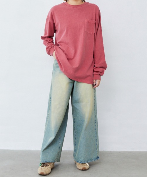 Fluffy BROTHERS(フラッフィーブラザーズ)の「ワイドパンツ(大人サイズ)(その他パンツ・メンズ・ブラウン/ブルー・L/M/XL)」の22枚目の写真