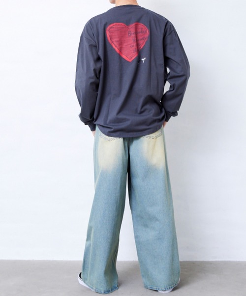 Fluffy BROTHERS(フラッフィーブラザーズ)の「ワイドパンツ(大人サイズ)(その他パンツ・メンズ・ブラウン/ブルー・L/M/XL)」の14枚目の写真