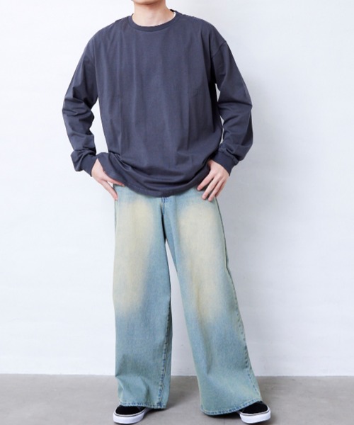 Fluffy BROTHERS(フラッフィーブラザーズ)の「ワイドパンツ(大人サイズ)(その他パンツ・メンズ・ブラウン/ブルー・L/M/XL)」の19枚目の写真