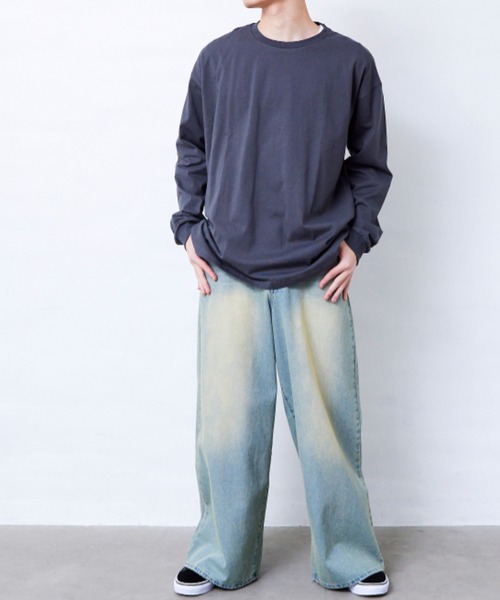 Fluffy BROTHERS(フラッフィーブラザーズ)の「ワイドパンツ(大人サイズ)(その他パンツ・メンズ・ブラウン/ブルー・L/M/XL)」の20枚目の写真