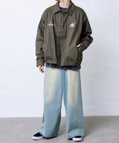 Fluffy BROTHERS(フラッフィーブラザーズ)の「ワイドパンツ(大人サイズ)(その他パンツ・メンズ・ブラウン/ブルー・L/M/XL)」の17枚目の写真