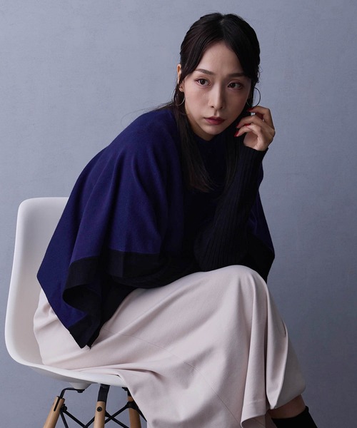 NICOLE white（ニコルホワイト）の「アンサンブルニット／スヌードポンチョ×クルーネックプルオーバー（ニット/セーター・レディース・その他4/レッド/その他1/その他2/その他3/ブラック・FREE）」の19枚目の写真