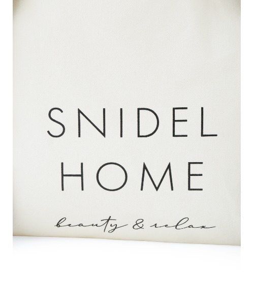 SNIDEL HOME(スナイデルホーム)の「オーガニックキャンバストート -BIG-(トートバッグ・レディース・ブラック/ピンクベージュ/ベージュ・F)」の9枚目の写真