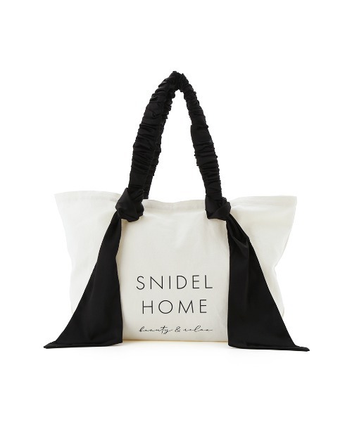 SNIDEL HOME(スナイデルホーム)の「オーガニックキャンバストート -BIG-(トートバッグ・レディース・ブラック/ピンクベージュ/ベージュ・F)」の15枚目の写真