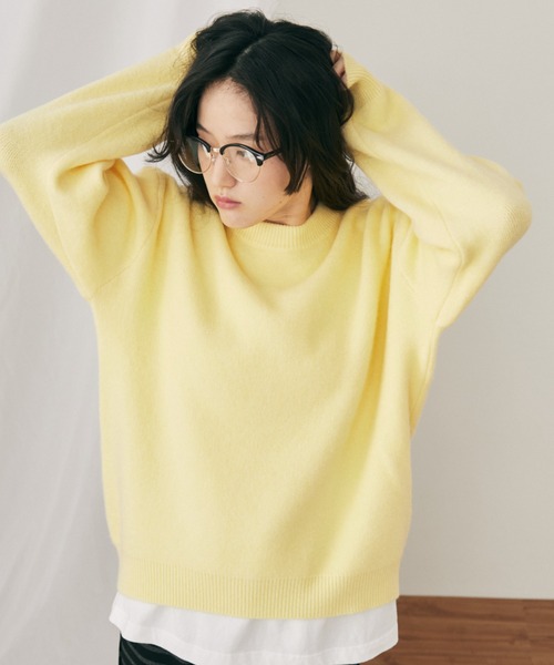 セール】ベーシックカラーニット（ニット/セーター）｜MERLOT