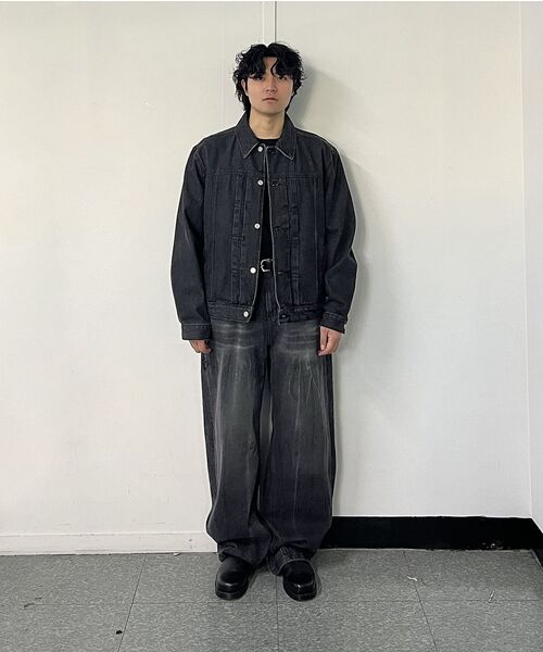 Millo Archive(ミロ アーカイブ)の「リフレクトカーブドパンツ【ウォッシュドブラック】(デニムパンツ・レディース・その他・MEDIUM/LARGE/X-LARGE/SMALL)」の14枚目の写真