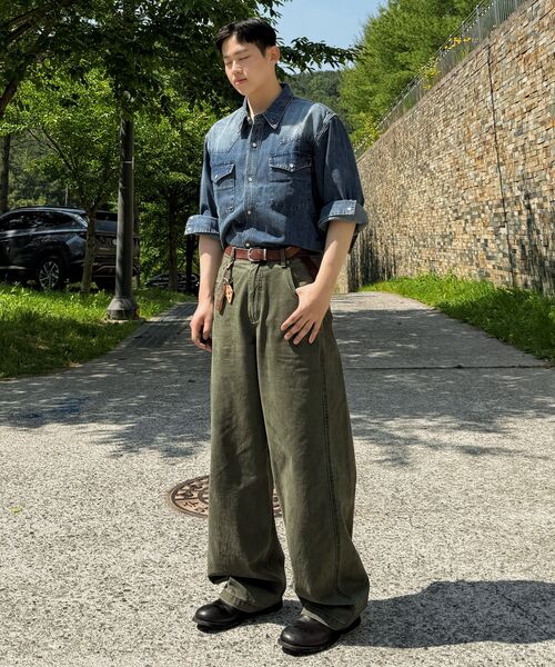DNSR(ディーエヌエスアール)の「ウェスタンデニムシャツブルー(シャツ/ブラウス・メンズ・その他・MEDIUM/LARGE/X-LARGE)」の7枚目の写真