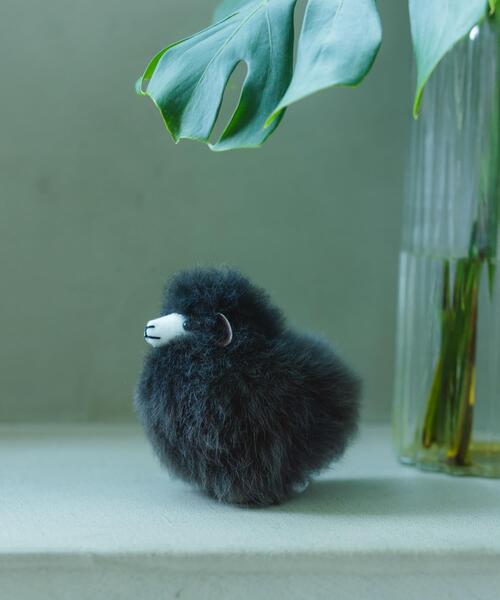 URBAN RESEARCH Sonny Label（アーバンリサーチサニーレーベル）の「COSY　ミニシープキーリング（キーホルダー・レディース・グレー/ベージュ/ダークブラウン・ONE）」の2枚目の写真