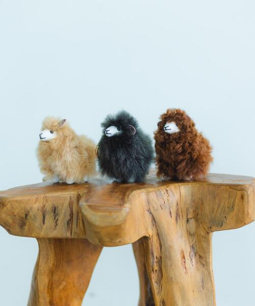 URBAN RESEARCH Sonny Label（アーバンリサーチサニーレーベル）の「COSY　ミニシープキーリング（キーホルダー・レディース・グレー/ベージュ/ダークブラウン・ONE）」の6枚目の写真