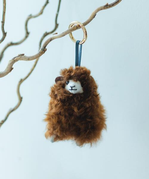 URBAN RESEARCH Sonny Label（アーバンリサーチサニーレーベル）の「COSY　ミニシープキーリング（キーホルダー・レディース・グレー/ベージュ/ダークブラウン・ONE）」の9枚目の写真