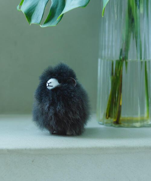 URBAN RESEARCH Sonny Label（アーバンリサーチサニーレーベル）の「COSY　ミニシープキーリング（キーホルダー・レディース・グレー/ベージュ/ダークブラウン・ONE）」の15枚目の写真