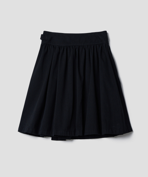 TTUDEMENT(トュードメント)の「A-LINE FLARED WRAP SKIRT_BLACK(スカート・レディース・その他・SMALL/MEDIUM)」の4枚目の写真