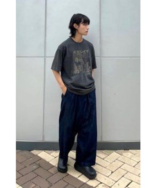 GAKKAI UNIONS（ガッカイユニオンズ）の「ヒドゥンキャッチピグメント半袖Tシャツチャコール（Tシャツ/カットソー・レディース・その他・MEDIUM/LARGE）」の19枚目の写真