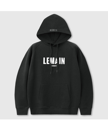 LEMAIN SECOND（リメインセカンド）の「OVERFIT SIGNATURE LOGO HOODIE [CHARCOAL] - FLEECE ver（パーカー）」